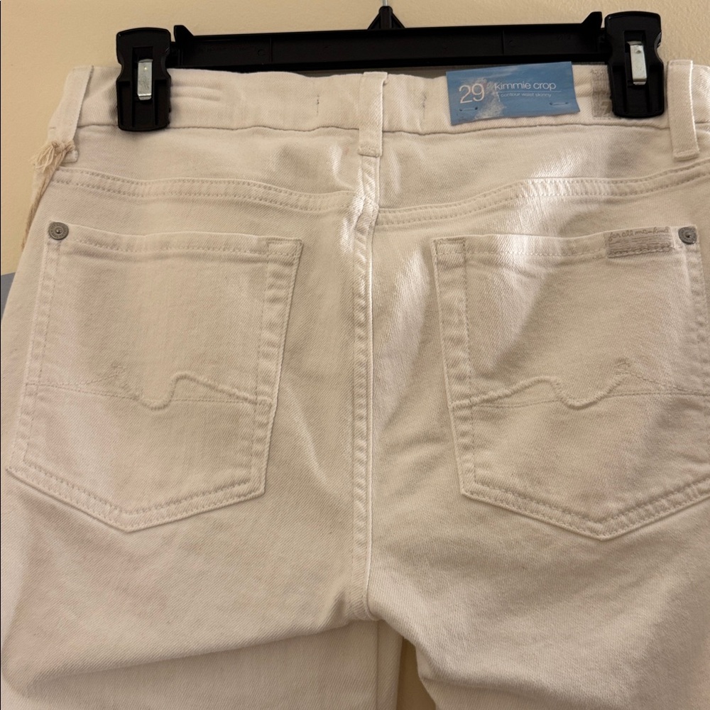 7 For All Mankind B(Air) Kimmie Crop Contour Waist Skinny Jeans - Picture 4 of 6